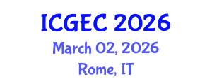 International Conference on Gastroenterology, Endoscopy and Colonoscopy (ICGEC) March 02, 2026 - Rome, Italy International Conference on Gastroenterology, Endoscopy and Colonoscopy (ICGEC) March 02, 2026 - Rome, Italy