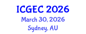 International Conference on Gastroenterology, Endoscopy and Colonoscopy (ICGEC) March 30, 2026 - Sydney, Australia International Conference on Gastroenterology, Endoscopy and Colonoscopy (ICGEC) March 30, 2026 - Sydney, Australia