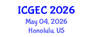 International Conference on Gastroenterology, Endoscopy and Colonoscopy (ICGEC) May 04, 2026 - Honolulu, United States International Conference on Gastroenterology, Endoscopy and Colonoscopy (ICGEC) May 04, 2026 - Honolulu, United States