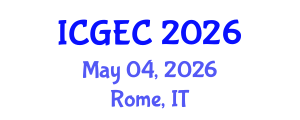 International Conference on Gastroenterology, Endoscopy and Colonoscopy (ICGEC) May 04, 2026 - Rome, Italy