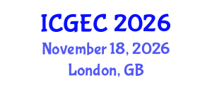 International Conference on Gastroenterology, Endoscopy and Colonoscopy (ICGEC) November 18, 2026 - London, United Kingdom International Conference on Gastroenterology, Endoscopy and Colonoscopy (ICGEC) November 18, 2026 - London, United Kingdom