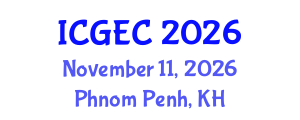 International Conference on Gastroenterology, Endoscopy and Colonoscopy (ICGEC) November 11, 2026 - Phnom Penh, Cambodia International Conference on Gastroenterology, Endoscopy and Colonoscopy (ICGEC) November 11, 2026 - Phnom Penh, Cambodia