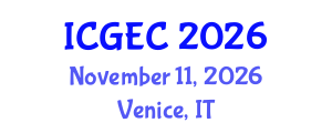 International Conference on Gastroenterology, Endoscopy and Colonoscopy (ICGEC) November 11, 2026 - Venice, Italy International Conference on Gastroenterology, Endoscopy and Colonoscopy (ICGEC) November 11, 2026 - Venice, Italy