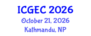 International Conference on Gastroenterology, Endoscopy and Colonoscopy (ICGEC) October 21, 2026 - Kathmandu, Nepal