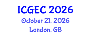 International Conference on Gastroenterology, Endoscopy and Colonoscopy (ICGEC) October 21, 2026 - London, United Kingdom International Conference on Gastroenterology, Endoscopy and Colonoscopy (ICGEC) October 21, 2026 - London, United Kingdom
