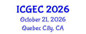 International Conference on Gastroenterology, Endoscopy and Colonoscopy (ICGEC) October 21, 2026 - Quebec City, Canada International Conference on Gastroenterology, Endoscopy and Colonoscopy (ICGEC) October 21, 2026 - Quebec City, Canada