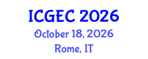 International Conference on Gastroenterology, Endoscopy and Colonoscopy (ICGEC) October 18, 2026 - Rome, Italy