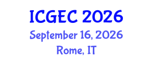 International Conference on Gastroenterology, Endoscopy and Colonoscopy (ICGEC) September 16, 2026 - Rome, Italy International Conference on Gastroenterology, Endoscopy and Colonoscopy (ICGEC) September 16, 2026 - Rome, Italy
