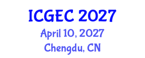 International Conference on Gastroenterology, Endoscopy and Colonoscopy (ICGEC) April 10, 2027 - Chengdu, China International Conference on Gastroenterology, Endoscopy and Colonoscopy (ICGEC) April 10, 2027 - Chengdu, China