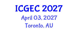 International Conference on Gastroenterology, Endoscopy and Colonoscopy (ICGEC) April 03, 2027 - Toronto, Australia International Conference on Gastroenterology, Endoscopy and Colonoscopy (ICGEC) April 03, 2027 - Toronto, Australia