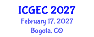 International Conference on Gastroenterology, Endoscopy and Colonoscopy (ICGEC) February 17, 2027 - Bogota, Colombia International Conference on Gastroenterology, Endoscopy and Colonoscopy (ICGEC) February 17, 2027 - Bogota, Colombia