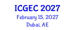 International Conference on Gastroenterology, Endoscopy and Colonoscopy (ICGEC) February 15, 2027 - Dubai, United Arab Emirates International Conference on Gastroenterology, Endoscopy and Colonoscopy (ICGEC) February 15, 2027 - Dubai, United Arab Emirates