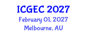 International Conference on Gastroenterology, Endoscopy and Colonoscopy (ICGEC) February 01, 2027 - Melbourne, Australia International Conference on Gastroenterology, Endoscopy and Colonoscopy (ICGEC) February 01, 2027 - Melbourne, Australia