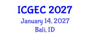 International Conference on Gastroenterology, Endoscopy and Colonoscopy (ICGEC) January 14, 2027 - Bali, Indonesia International Conference on Gastroenterology, Endoscopy and Colonoscopy (ICGEC) January 14, 2027 - Bali, Indonesia