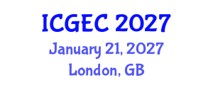 International Conference on Gastroenterology, Endoscopy and Colonoscopy (ICGEC) January 21, 2027 - London, United Kingdom International Conference on Gastroenterology, Endoscopy and Colonoscopy (ICGEC) January 21, 2027 - London, United Kingdom