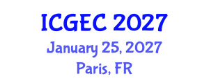 International Conference on Gastroenterology, Endoscopy and Colonoscopy (ICGEC) January 25, 2027 - Paris, France International Conference on Gastroenterology, Endoscopy and Colonoscopy (ICGEC) January 25, 2027 - Paris, France