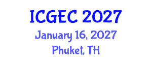 International Conference on Gastroenterology, Endoscopy and Colonoscopy (ICGEC) January 16, 2027 - Phuket, Thailand International Conference on Gastroenterology, Endoscopy and Colonoscopy (ICGEC) January 16, 2027 - Phuket, Thailand