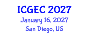 International Conference on Gastroenterology, Endoscopy and Colonoscopy (ICGEC) January 16, 2027 - San Diego, United States International Conference on Gastroenterology, Endoscopy and Colonoscopy (ICGEC) January 16, 2027 - San Diego, United States