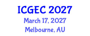 International Conference on Gastroenterology, Endoscopy and Colonoscopy (ICGEC) March 17, 2027 - Melbourne, Australia International Conference on Gastroenterology, Endoscopy and Colonoscopy (ICGEC) March 17, 2027 - Melbourne, Australia