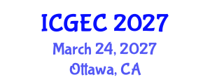 International Conference on Gastroenterology, Endoscopy and Colonoscopy (ICGEC) March 24, 2027 - Ottawa, Canada International Conference on Gastroenterology, Endoscopy and Colonoscopy (ICGEC) March 24, 2027 - Ottawa, Canada