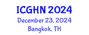 International Conference on Gastroenterology, Hepatology and Nutrition (ICGHN) December 23, 2024 - Bangkok, Thailand