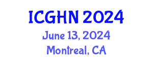 International Conference on Gastroenterology, Hepatology and Nutrition (ICGHN) June 13, 2024 - Montreal, Canada