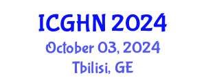 International Conference on Gastroenterology, Hepatology and Nutrition (ICGHN) October 03, 2024 - Tbilisi, Georgia