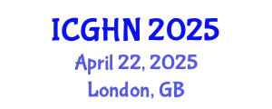 International Conference on Gastroenterology, Hepatology and Nutrition (ICGHN) April 22, 2025 - London, United Kingdom