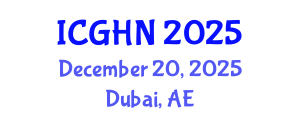 International Conference on Gastroenterology, Hepatology and Nutrition (ICGHN) December 20, 2025 - Dubai, United Arab Emirates