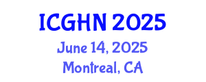 International Conference on Gastroenterology, Hepatology and Nutrition (ICGHN) June 14, 2025 - Montreal, Canada