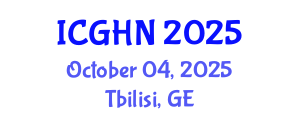 International Conference on Gastroenterology, Hepatology and Nutrition (ICGHN) October 04, 2025 - Tbilisi, Georgia