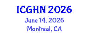 International Conference on Gastroenterology, Hepatology and Nutrition (ICGHN) June 14, 2026 - Montreal, Canada