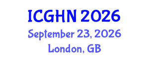 International Conference on Gastroenterology, Hepatology and Nutrition (ICGHN) September 23, 2026 - London, United Kingdom