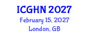 International Conference on Gastroenterology, Hepatology and Nutrition (ICGHN) February 15, 2027 - London, United Kingdom International Conference on Gastroenterology, Hepatology and Nutrition (ICGHN) February 15, 2027 - London, United Kingdom