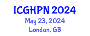 International Conference on Gastroenterology, Hepatology and Pediatric Nutrition (ICGHPN) May 23, 2024 - London, United Kingdom