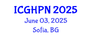 International Conference on Gastroenterology, Hepatology and Pediatric Nutrition (ICGHPN) June 03, 2025 - Sofia, Bulgaria
