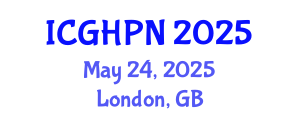 International Conference on Gastroenterology, Hepatology and Pediatric Nutrition (ICGHPN) May 24, 2025 - London, United Kingdom