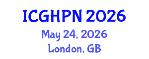 International Conference on Gastroenterology, Hepatology and Pediatric Nutrition (ICGHPN) May 24, 2026 - London, United Kingdom