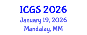 International Conference on Gastronomy Studies (ICGS) January 19, 2026 - Mandalay, Myanmar International Conference on Gastronomy Studies (ICGS) January 19, 2026 - Mandalay, Myanmar