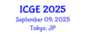 International Conference on Gender and Education (ICGE) September 09, 2025 - Tokyo, Japan