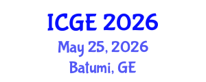 International Conference on Gender and Education (ICGE) May 25, 2026 - Batumi, Georgia International Conference on Gender and Education (ICGE) May 25, 2026 - Batumi, Georgia