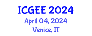 International Conference on Gender Equality in Education (ICGEE) April 04, 2024 - Venice, Italy