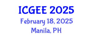 International Conference on Gender Equality in Education (ICGEE) February 18, 2025 - Manila, Philippines