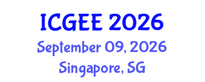 International Conference on Gender Equality in Education (ICGEE) September 09, 2026 - Singapore, Singapore