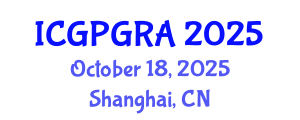 International Conference on Gender Psychology and Gender-Role Attitudes (ICGPGRA) October 18, 2025 - Shanghai, China