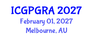 International Conference on Gender Psychology and Gender-Role Attitudes (ICGPGRA) February 01, 2027 - Melbourne, Australia International Conference on Gender Psychology and Gender-Role Attitudes (ICGPGRA) February 01, 2027 - Melbourne, Australia