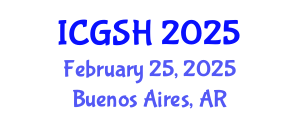 International Conference on Gender, Sex and Healthcare (ICGSH) February 25, 2025 - Buenos Aires, Argentina