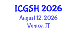 International Conference on Gender, Sex and Healthcare (ICGSH) August 12, 2026 - Venice, Italy