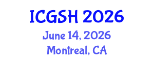 International Conference on Gender, Sex and Healthcare (ICGSH) June 14, 2026 - Montreal, Canada