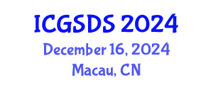 International Conference on Gender, Sexuality and Diversity Studies (ICGSDS) December 16, 2024 - Macau, China